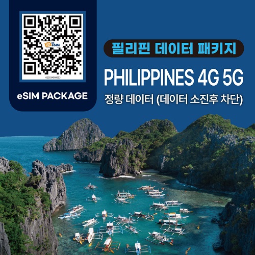 톡톡Esim : 필리핀 30일 제공 (데이터소진 후 차단)